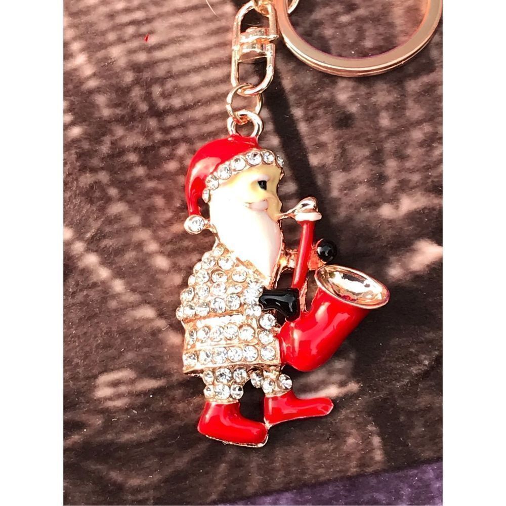 Saxophone Santa Keychain‎ - Picture 2 of 8
